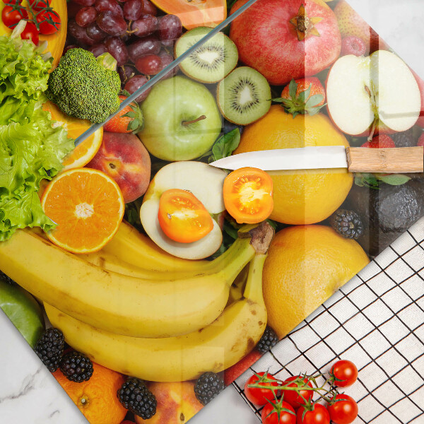 Cobertura da parede da cozinha Coleção de frutas