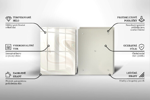 Tampa de parede do fogão a gás Textura cremosa