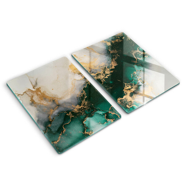 Tampa de parede do fogão a gás Mármore multicolorido