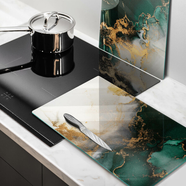 Tampa de parede do fogão a gás Mármore multicolorido