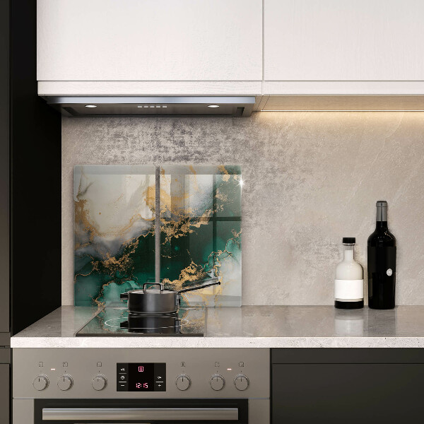Tampa de parede do fogão a gás Mármore multicolorido