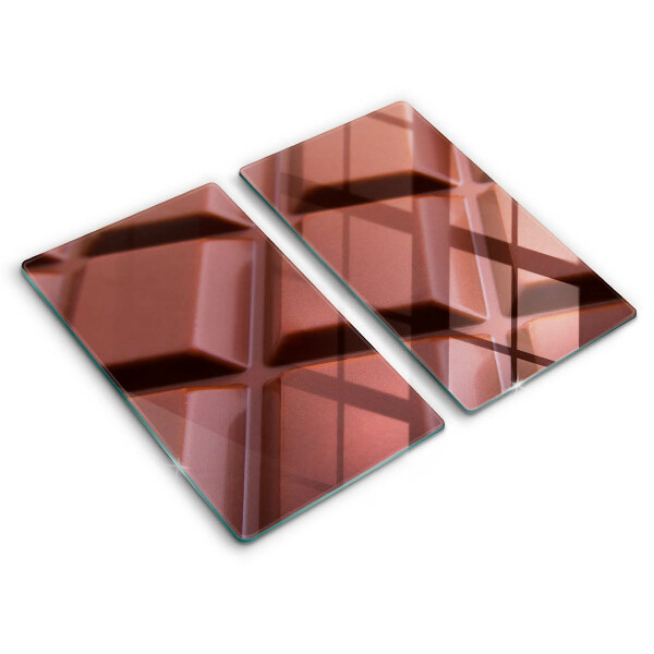 Tampa de parede do fogão a gás Cubos de chocolate