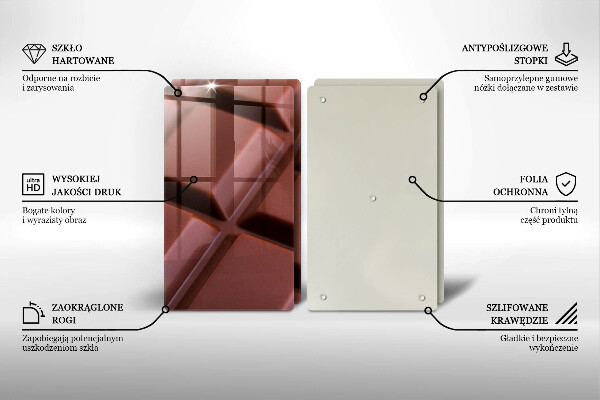 Tampa de parede do fogão a gás Cubos de chocolate