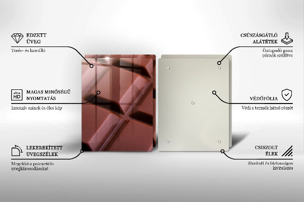 Tampa de parede do fogão a gás Cubos de chocolate