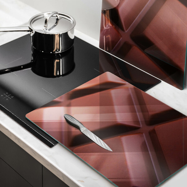 Tampa de parede do fogão a gás Cubos de chocolate