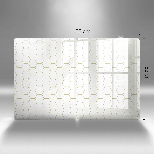 Tampa de parede do fogão a gás Padrões abstratos