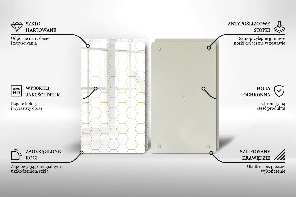 Tampa de parede do fogão a gás Padrões abstratos