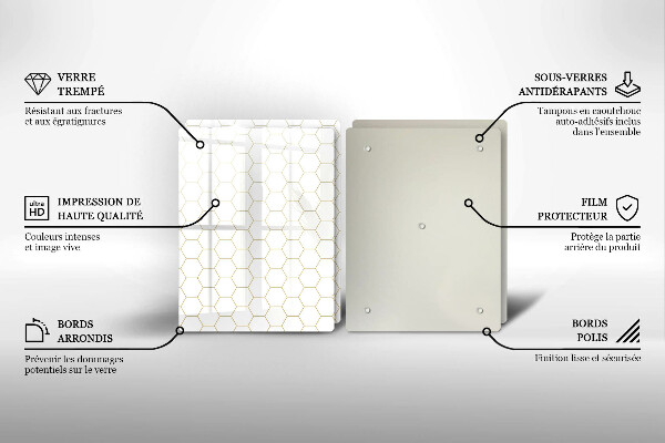 Tampa de parede do fogão a gás Padrões abstratos