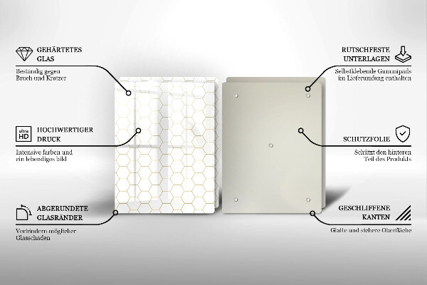Tampa de parede do fogão a gás Padrões abstratos