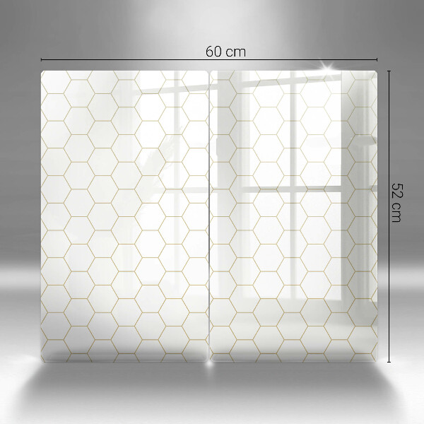 Tampa de parede do fogão a gás Padrões abstratos