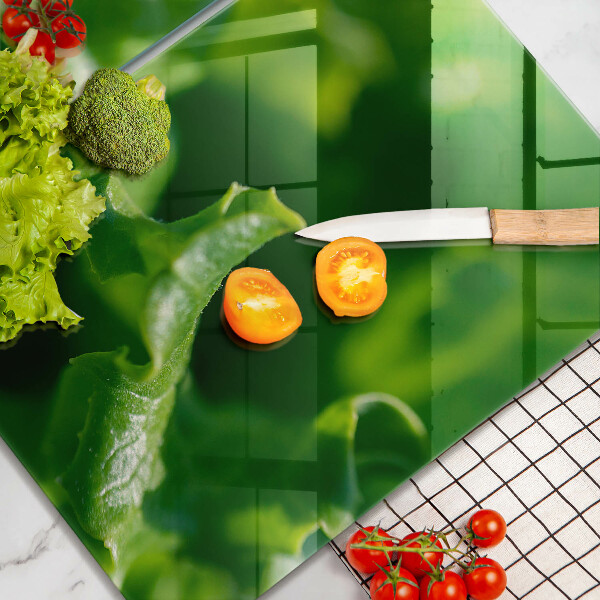 Tampa de parede do fogão a gás Folhas de alface