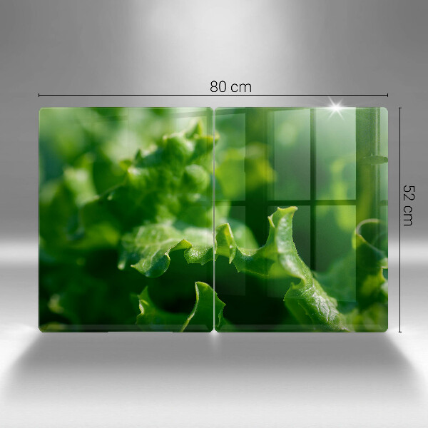 Tampa de parede do fogão a gás Folhas de alface