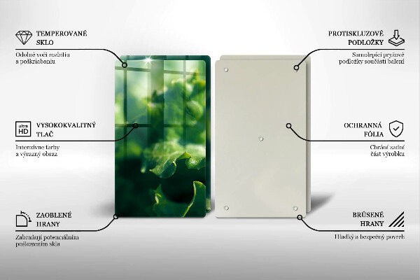 Tampa de parede do fogão a gás Folhas de alface