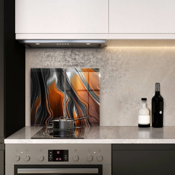 Tampa da placa de indução Padrão abstrato