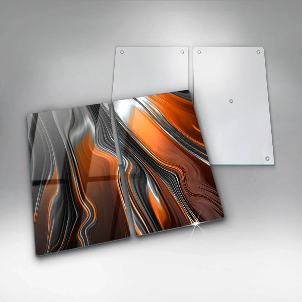 Tampa da placa de indução Padrão abstrato