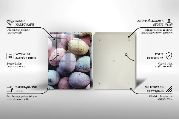 Tampa da placa de indução Ovos de Páscoa