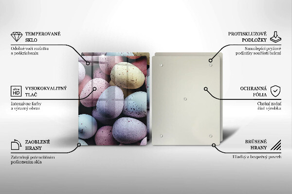 Tampa da placa de indução Ovos de Páscoa