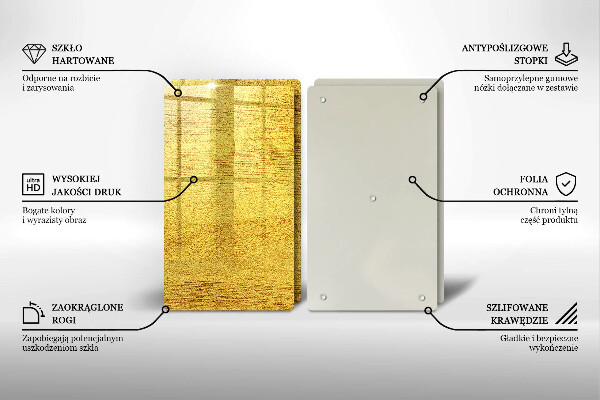 Cobertura de indução Abstração amarela