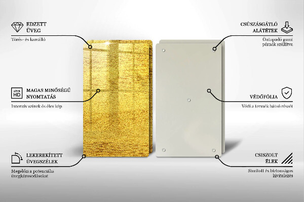 Cobertura de indução Abstração amarela