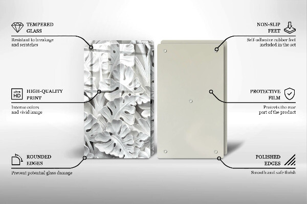 Cobertura de indução Flores brancas