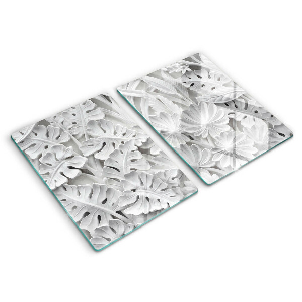 Cobertura de indução Flores brancas