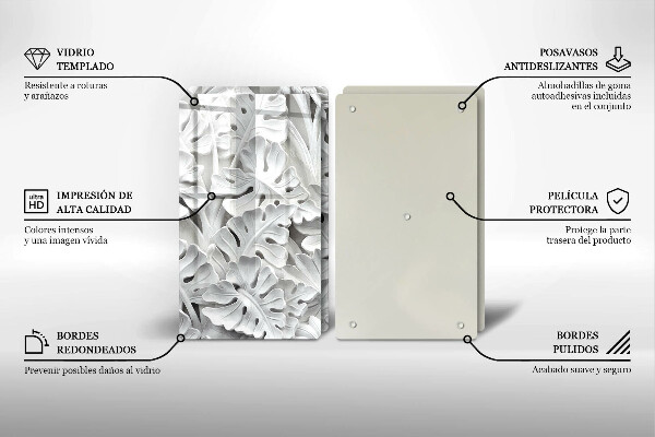 Cobertura de indução Flores brancas