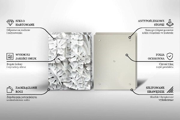 Cobertura de indução Flores brancas