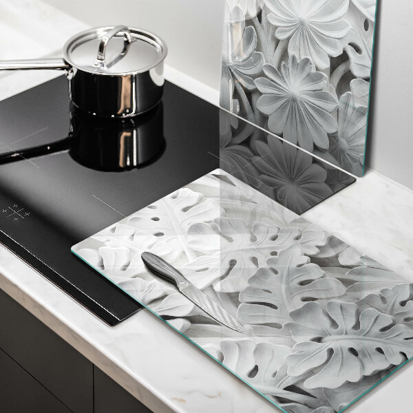 Cobertura de indução Flores brancas