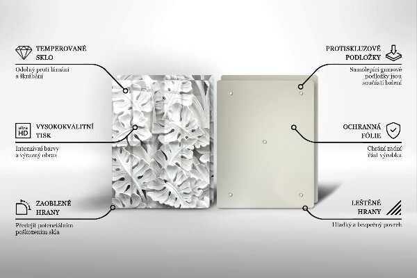 Cobertura de indução Flores brancas