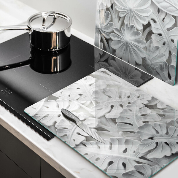 Cobertura de indução Flores brancas