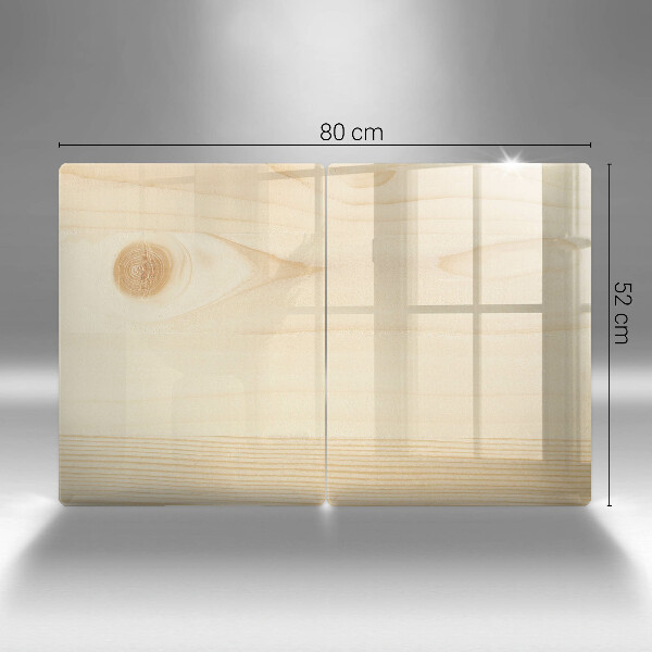 Cobertura de indução Tábua de madeira