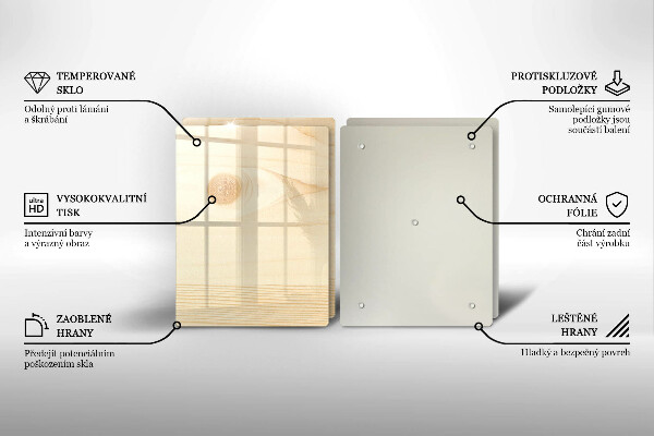 Cobertura de indução Tábua de madeira