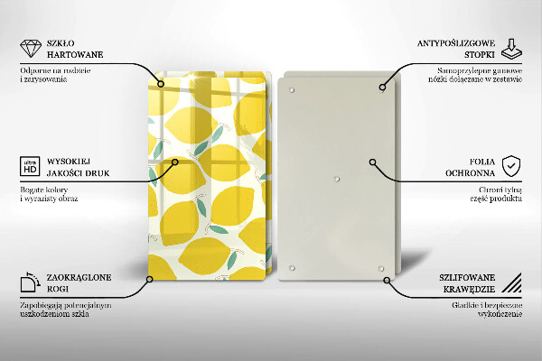 Cobertura de indução Limões desenhados