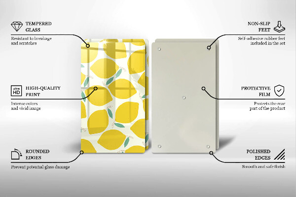 Cobertura de indução Limões desenhados