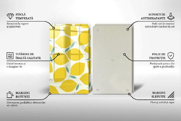 Cobertura de indução Limões desenhados