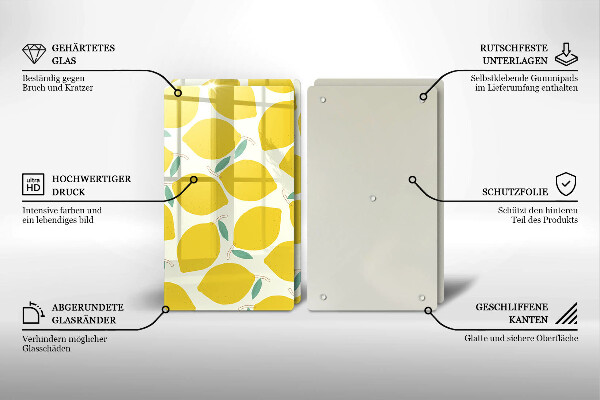 Cobertura de indução Limões desenhados