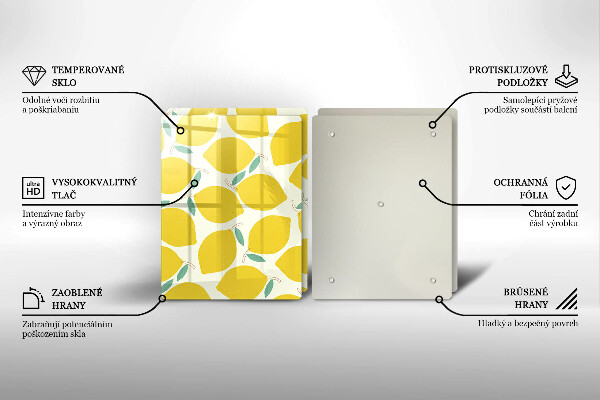 Cobertura de indução Limões desenhados