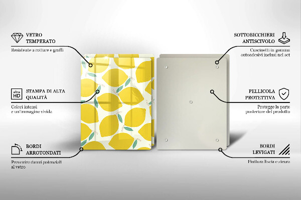 Cobertura de indução Limões desenhados