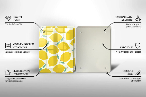 Cobertura de indução Limões desenhados