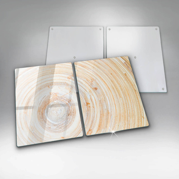 Cobertura de indução Textura de madeira