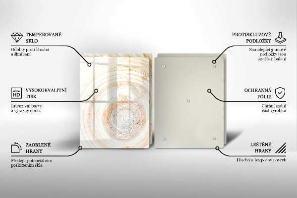 Cobertura de indução Textura de madeira