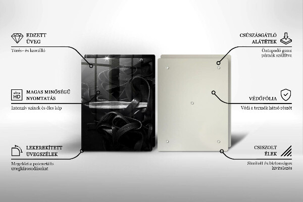 Cobertura de indução Macarrão preto Tagliatelle