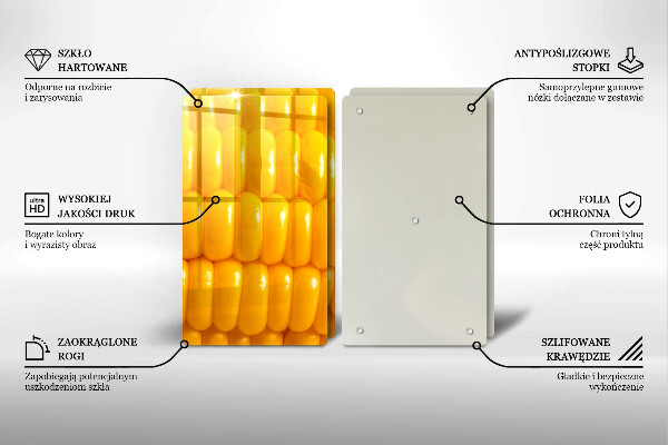 Cobertura de indução Grãos de milho