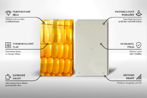 Cobertura de indução Grãos de milho