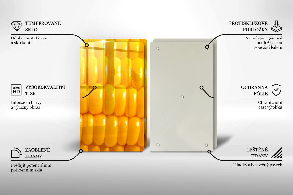 Cobertura de indução Grãos de milho