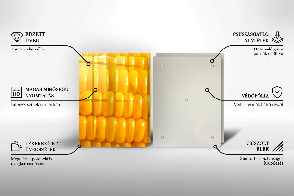Cobertura de indução Grãos de milho