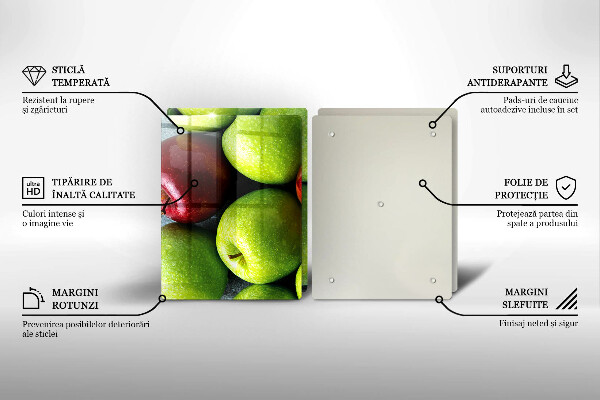 Cobertura de indução Maçãs suculentas