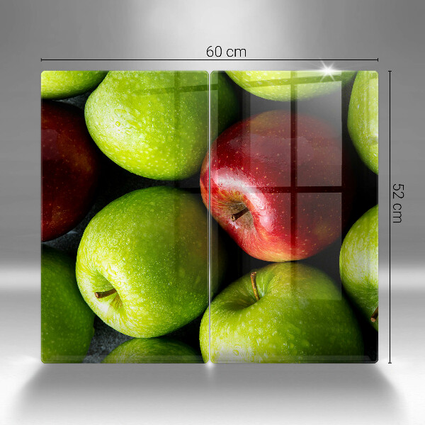 Cobertura de indução Maçãs suculentas