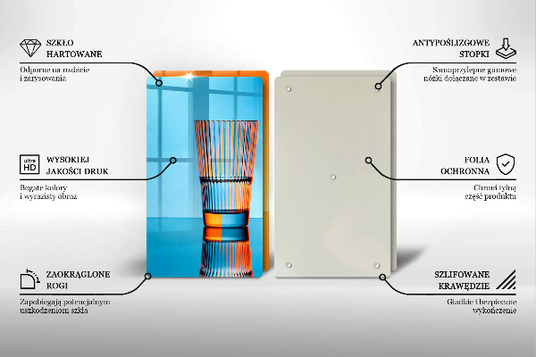 Cobertura de indução Dois copos de água