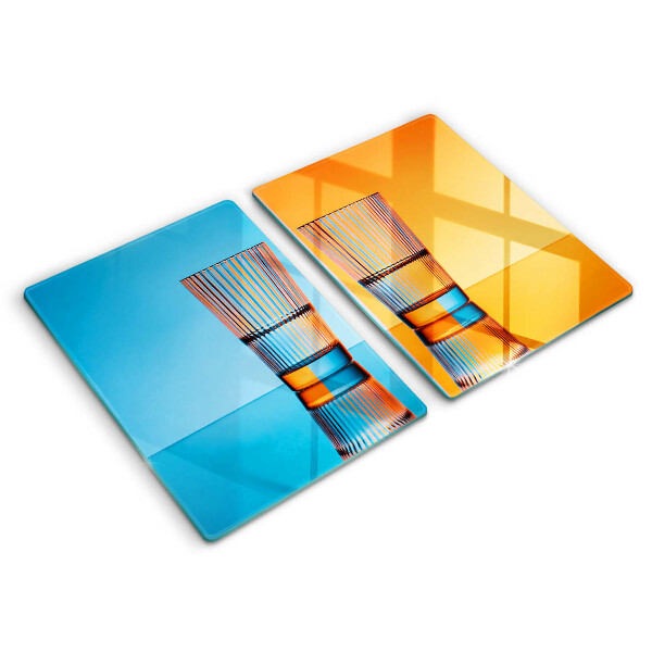 Cobertura de indução Dois copos de água